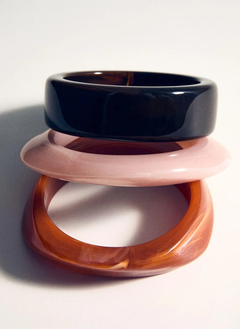 MANGO Set of 3 combined bracelets